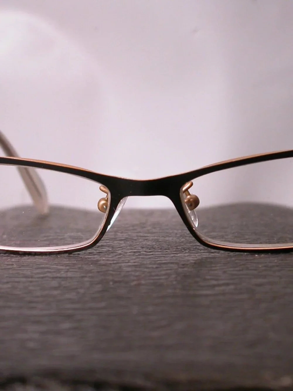 Face A Face Gold and Black Klimt Stylish Eyeglasses Frames Hand Made in France
